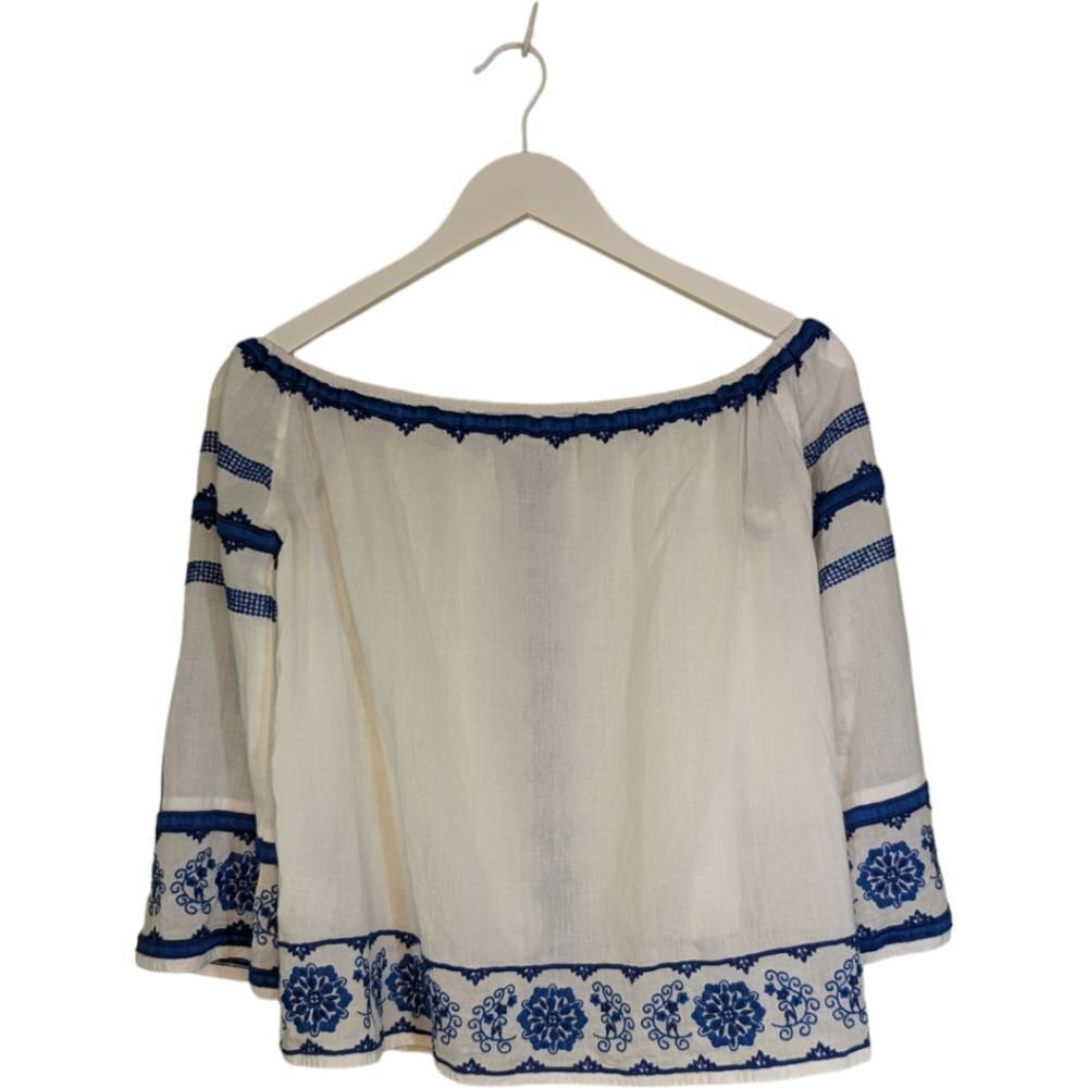Love Sam Wanda Off The Shoulder Embroidered Top Sz S‎ - Picture 2 of 9